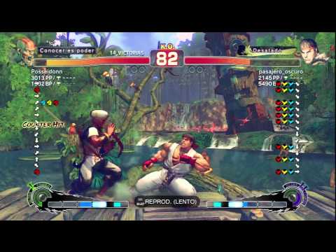 SSF4 AE 2012 HD- Posseidonn (Dhalsim) VS pasajero_oscuro (Ryu)