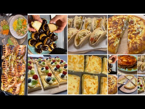 8 Recettes Simples et Faciles ✨ pour tous les goûts ✨sucrées ✨salée ✨