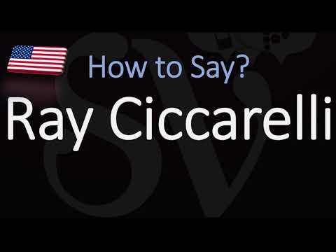 How to Pronounce Ray Ciccarelli? (CORRECTLY)
