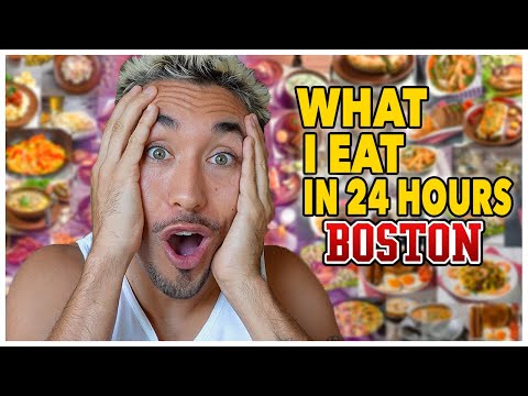 What I Eat For 24 Hours... *FAMOUS Boston Food Edition*