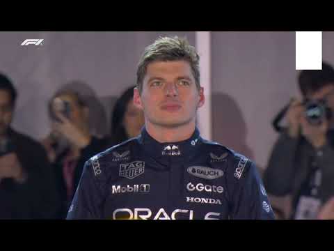 DUTCH NATIONAL ANTHEM IN LAS VEGAS GP PODIUM FOR MAX VERSTAPPEN!