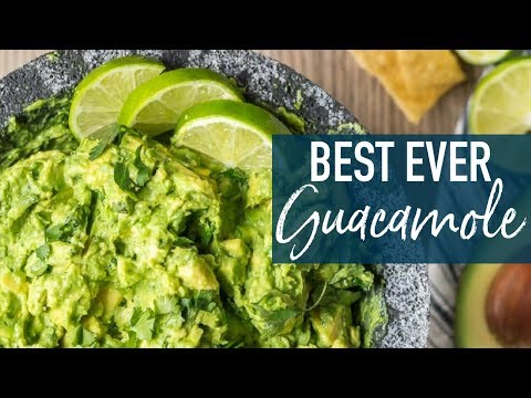 Best Ever Homemade Guacamole Recipe