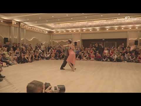  Daniel Andreas Carlsson  and  Cecilia Piccinni  are  dancing  to  the  tango  "  Todo es amor  "  by  Orquesta Romantica Milonguera  at  TanGO TO Istanbul  in  2018