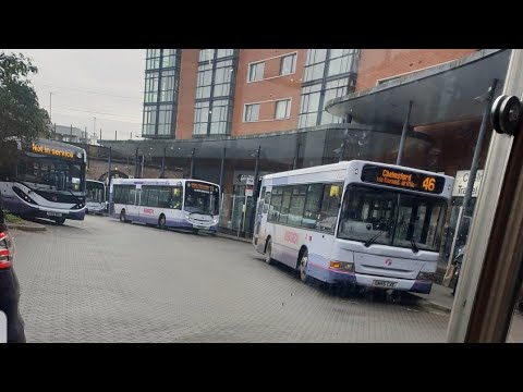 Full Journey! First Essex (Chelmsford) Dennis Dart SLF MPD 43848 SN55CXE 14 *14/8/2019*