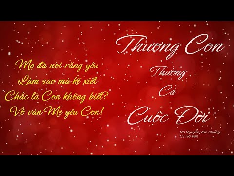 Thương con thương cả cuộc đời - Hà Vân