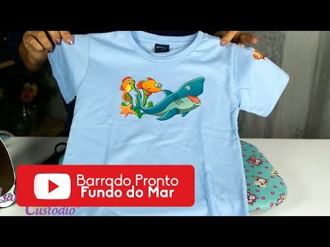 Barrado Pronto Fundo do Mar - Rose Eman