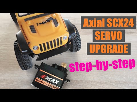 Axial SCX24 servo upgrade - part II.