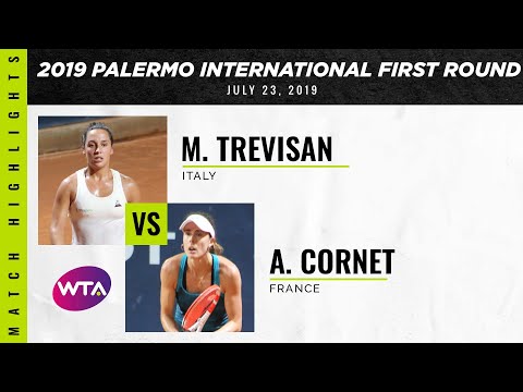 Martina Trevisan vs. Alizé Cornet | 2019 Palermo International First Round | WTA Highlights