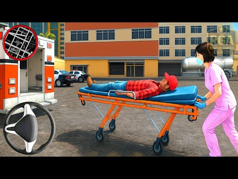 Ambulance Driving Simulator 3D – City 911 Ambulance Rescue – Android Gameplay