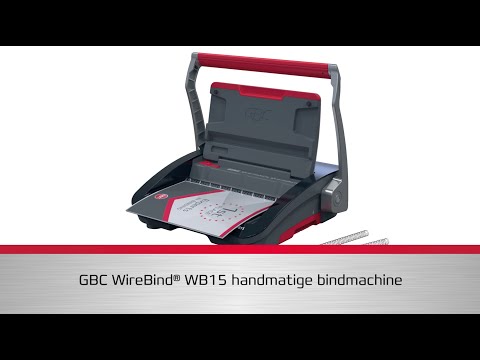 Inbindmachine GBC WireBind WB15 34-gaats