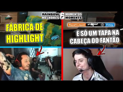 BALA ABSURDA DO RAZAH, NESK DESTRUINDO GERAL, HIGHLIGHTS DA NOVA SEASON - MELHORES MOMENTOS LIVES R6
