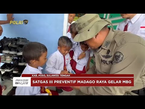 PRESISI UPDATE: SATGAS MADAGO RAYA BAGIKAN MAKAN BERGIZI GRATIS 18/02/25 11.00