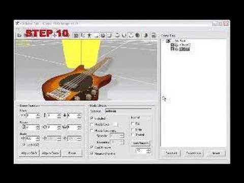 3DXchange GUI overview