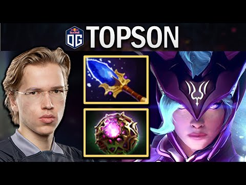 OG.TOPSON LUNA WITH MAGIC BUILD - DOTA 2 7.29 GAMEPLAY