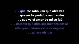 Duelo - Quiero Olvidar - karaoke