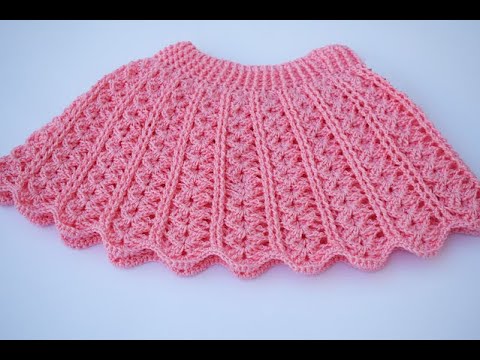 In record time you will make this easy crochet skirt for beginners
