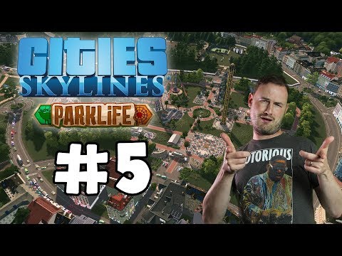Sips Plays Cities Skylines: Parklife (17/5/2018) #5 - welcome to jurassic park