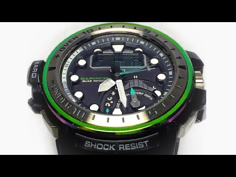 Casio G-Shock GWN-Q1000MB-3AJF Marine Blue Gulfmaster QUAD sensor unboxing & review