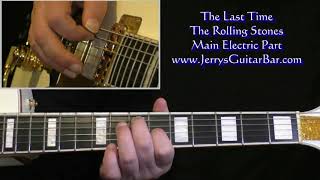 Rolling Stones The Last Time main riff guitar lesson