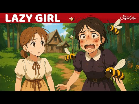 What Happened to the Lazy Girl? 🐝🐝 Bedtime Stories for Toddlers | English Fairy Tales and Stories