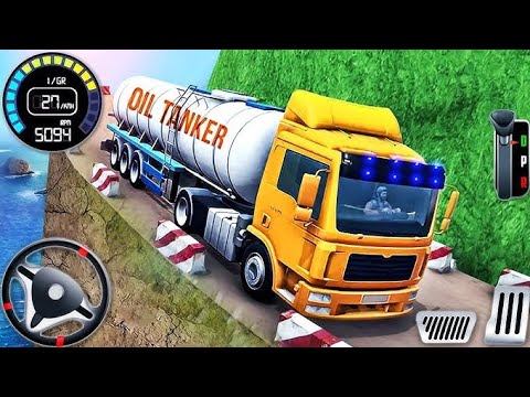 Oil Tanker Transport Driving Simulator Heavy Cargo Transporter Truck Driver Android Gameplay.