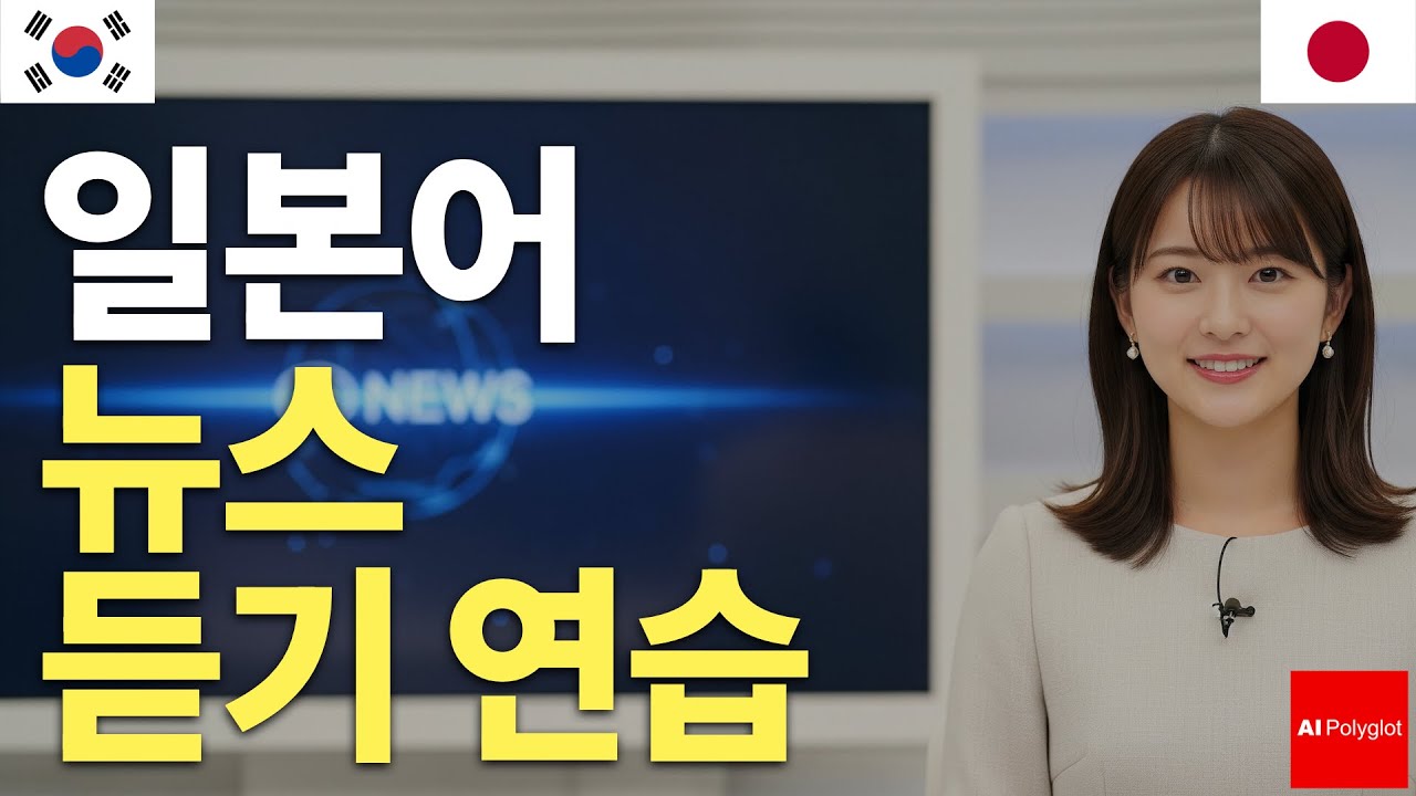 일본어 뉴스 듣기 연습 | 자연스러운 듣기 | 히라가나 병기 | 일본어 배우기 episode artwork