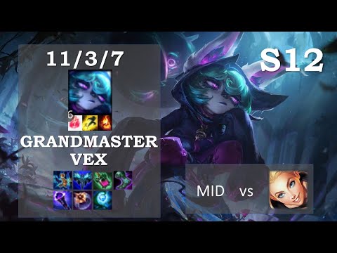 VEX MID VS LUX - EW GRANDMASTER  PATCH 12.5 LOL REPLAYS