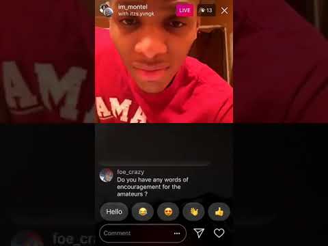 Rapping on Blake montel live video