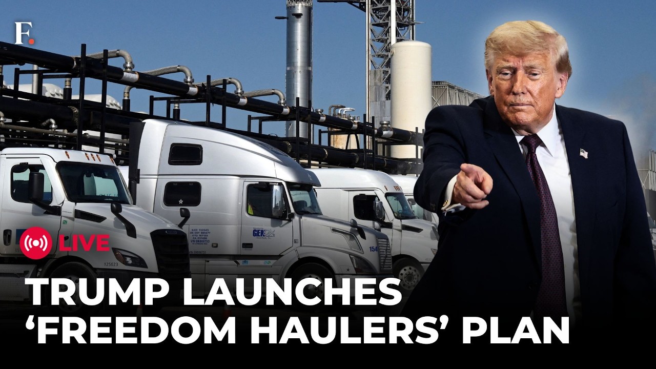 Trump LIVE: US President Donald Trump Announces 'Freedom Haulers' Plan for Veterans | White House