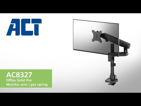 ACT Monitor arm 40" office solid pro, mechanical spring, 1 monitor