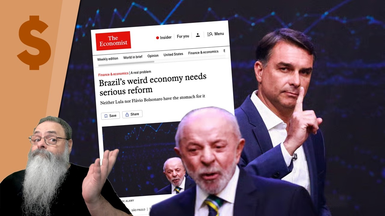 REVISTA INGLESA "THE ECOMUNIST" diz que LULA e FLÁVIO são a "MESMA COISA" para a ECONOMIA