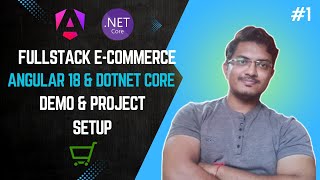 Full Stack E-commerce Project #1 : Intro and Setup with Angular & .NET Core | Hindi