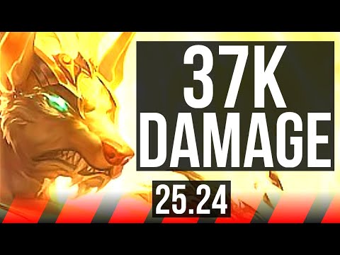 NASUS vs FIORA (TOP) | 37K damage | KR Diamond | 25.24