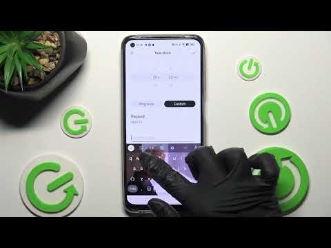 How to Set Up an Alarm Clock on a REALME 10 - Set an Alarm