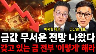 금값 무서운 전망 나왔다 갖고 있는 금 전부 '이렇게' 해라 (금 특집 / 배재한 대표, 금남일 대표)