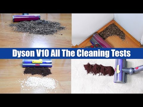 Dyson V10 Absolute Big Mess Test: How Well Does it Clean?