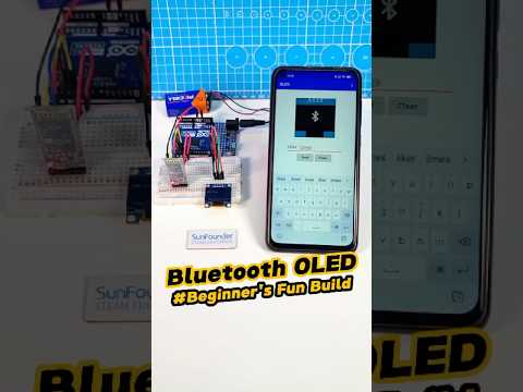 Send Text to OLED Display via Bluetooth Using Arduino & MIT App Inventor