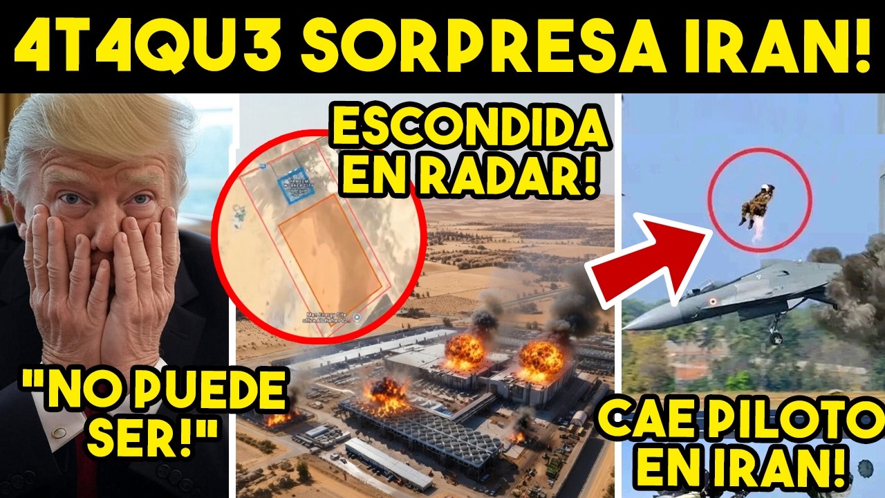 GOLPE FINAL! IRAN 4T4C4 BASE SECRETA EU, COLAPSA SISTEMA MILITAR. TRUMP SIN PALABRAS. ADIOS