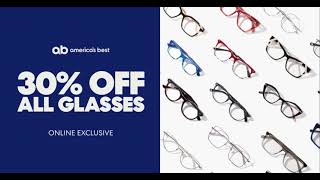  30% Off Glasses for a Limited Time | America's Best