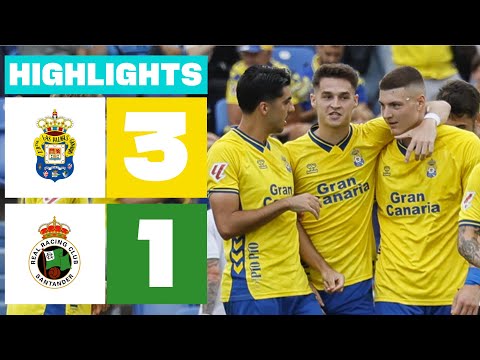 UD LAS PALMAS 3 - 1 R. RACING CLUB | RESUMEN LALIGA HYPERMOTION