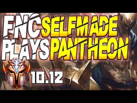Fnatic Selfmade Plays Pantheon Jungle vs Olaf - 10.12