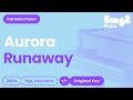 유튜브 다운로드 AURORA - Runaway (Karaoke Piano)