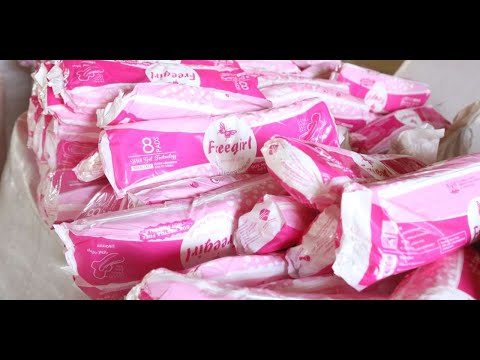 Isiolo County distributes sanitary pads to girls