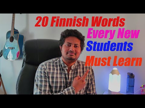 20 Finnish Words Every New Students Must Learn | Study in Finland (English)