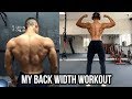 My Back Width Workout
