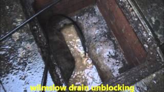 preview picture of video 'Drain unblocking wilmslow Blocked drain wilmslow'