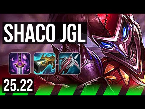 SHACO vs JARVAN IV (JGL) | Legendary | NA Master | 25.22