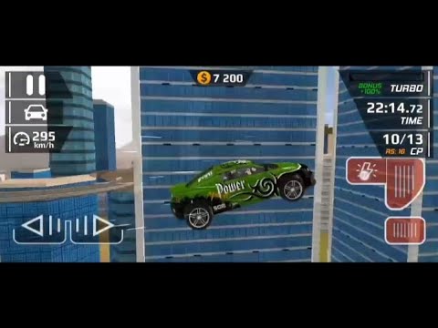 SMASH CAR HIT, AMERICAN SMASH CAR IMPOSSIBLE STUNTS IN GREEN SPEED SPORTS CAR || 3D SIMULATORS GAMES