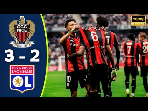 Nice vs Lyon 3-2 Resumé | Hicham Boudaoui Goals | Ligue 1 2025-26 | Highlights | OGC NIce