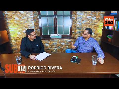 Rodrigo Rivera, candidato a la Alcaldía de La Paz por NGP